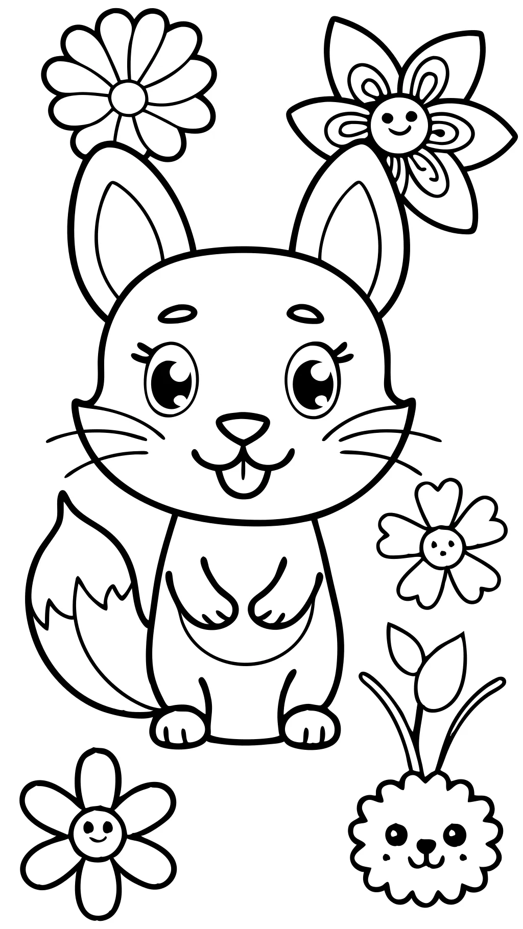 easy simple coloring pages